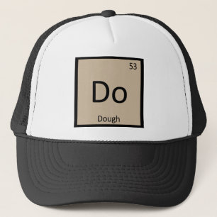 Do - Dough Chemistry Periodisches Tabellensymbol Truckerkappe
