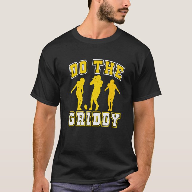 Do Griddy Funny Griddy Dance Football Premium T-Shirt (Vorderseite)