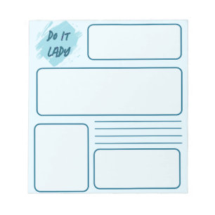 Do it Lady Notepad Notizblock