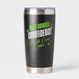 Do It Scared - Motivational Confidence Inspiration Thermobecher