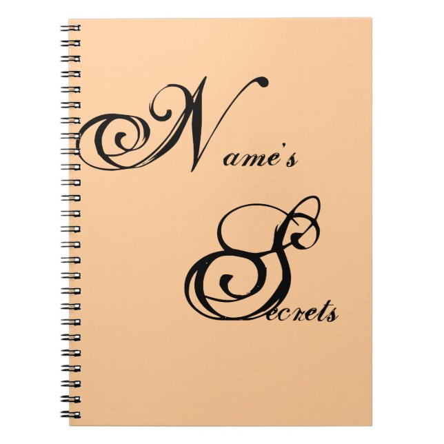 Do it you self Monogram ~ Notebook / 6.5x8.75 Notizblock (Vorderseite)