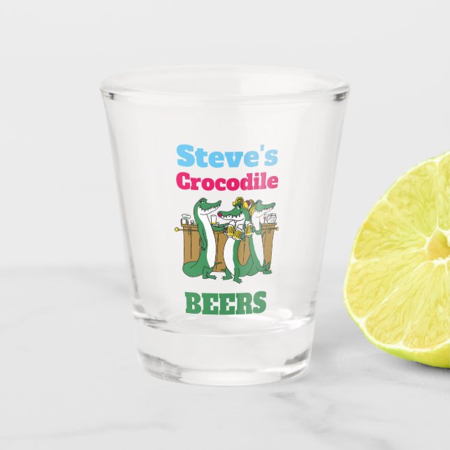 DO-IT-YOURSELF ! Bières crocodile en verre de tir  (Devant)