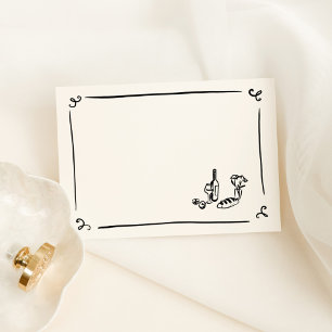 do-it-yourself Carte de place à main levée en lune