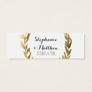 do-it-yourself Favoriser Tags Gold Leaf Faux Laure