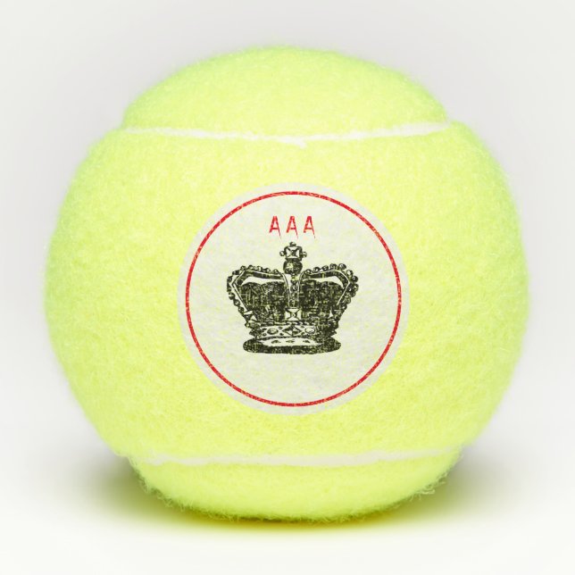 DO-IT-YOURSELF MONOGRAMME DE BALLE DE Tennis PERSO (Devant)