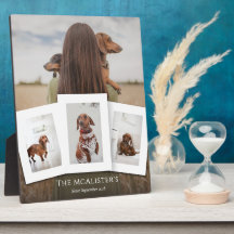 do-it-yourself Pet Four Photo Collage Plaque