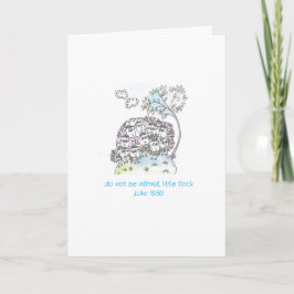 Do Not Be Afraid Little Flock Karte