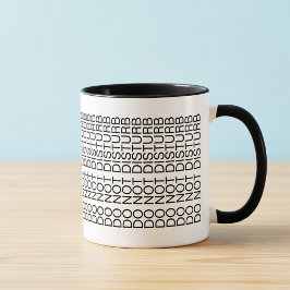 Do Not Disturb Hidden Message Introvert Coffee Mug Tasse