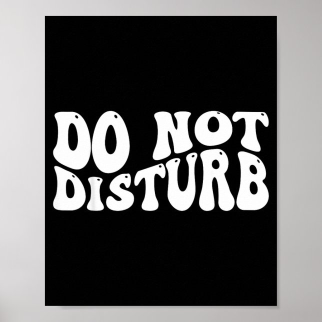 Do Not Disturb  Poster (Vorne)