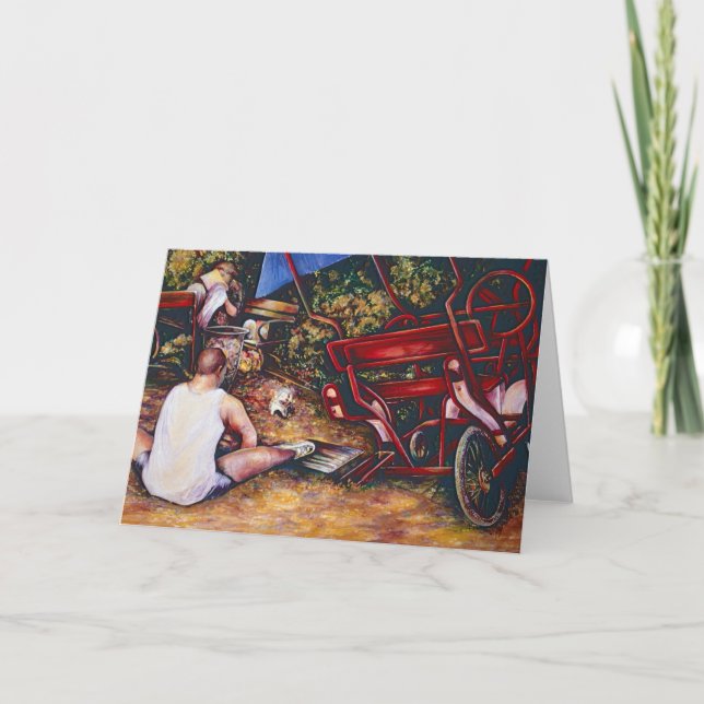 Do Not Forget the Garlic, Budapest Greeting Card Karte (Vorderseite)