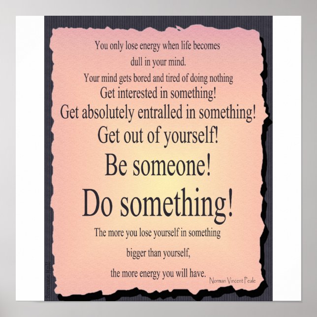 Do Something - Be Someone Poster (Vorne)