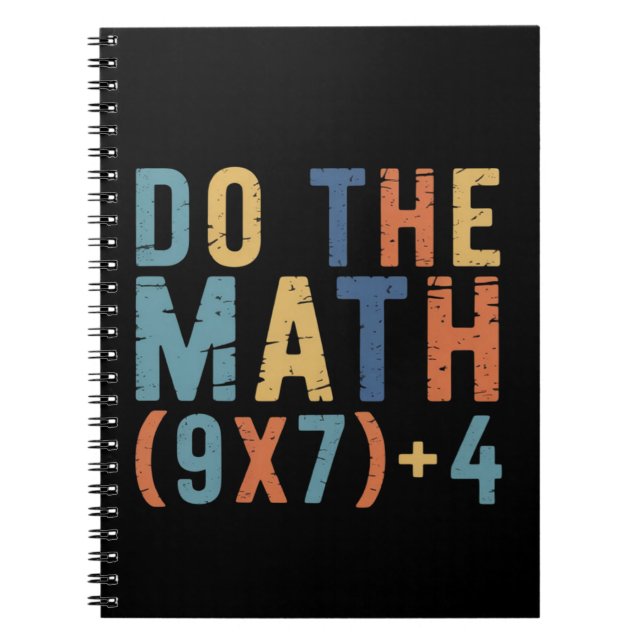 Do The Math 67 Meme Funny Six Seven Teacher  Notizblock (Vorderseite)