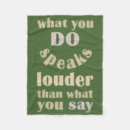 Do vs. Say Custom Fleece Decets