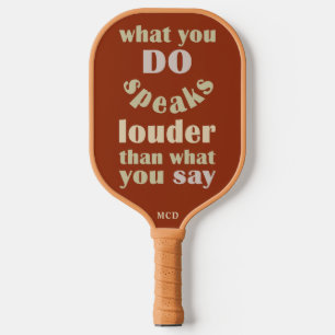 Do vs. Say custom monogram Pickleball Schläger