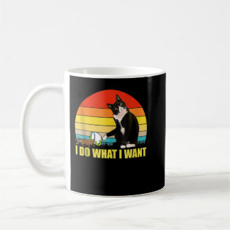 Do-What I Want Tuxedo-Cat café tasse Drôle Tank To