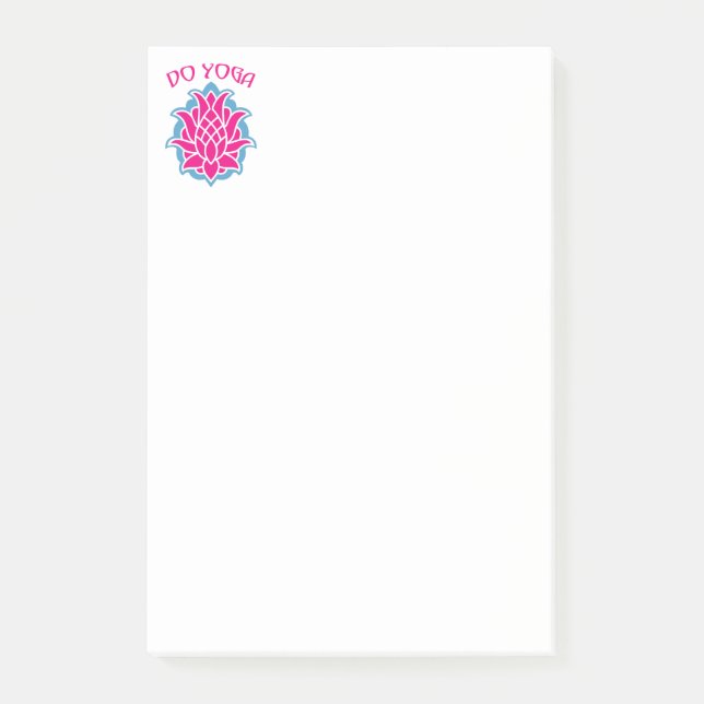 Do Yoga Post-it Klebezettel (Vorderseite)