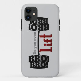 Do you even lift bro barbells iPhone 11 hülle