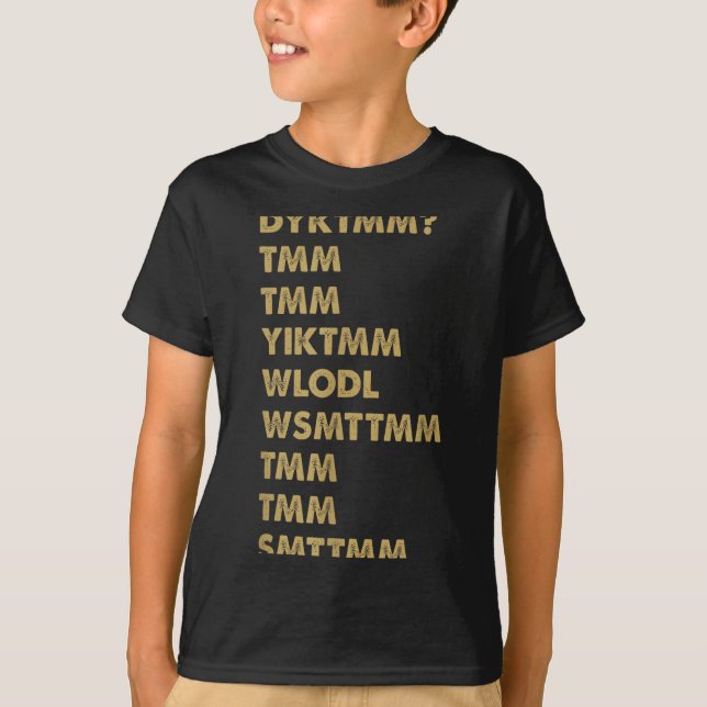 Do You Know The Muffin Man_ Dyktmm_ Funny Nostalgi T-Shirt (Vorderseite)