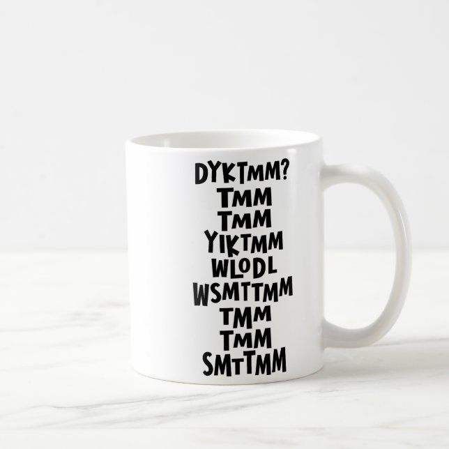 Do You Know The Muffin Man Dyktmm Nostalgia Funny  Kaffeetasse (Rechts)