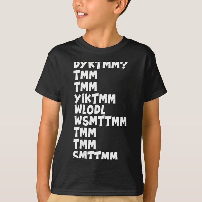 Do You Know The Muffin Man Dyktmm Nostalgia Funny  T-Shirt (Vorderseite)