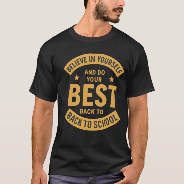 Do Your Best – Motivational T-Shirt (Vorderseite)