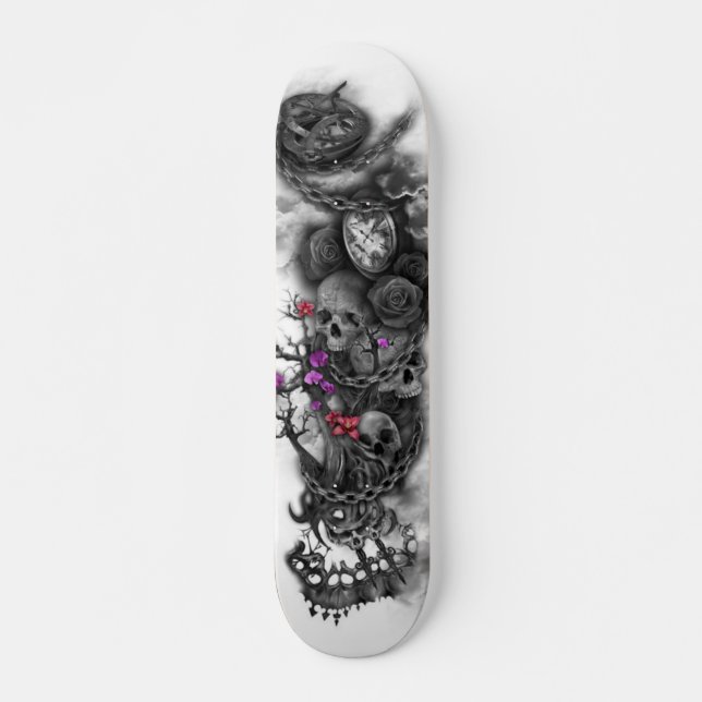 DOA MIA Schädel-Plattform Skateboard (Vorne)