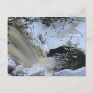 Doanes Falls Winter Postkarte