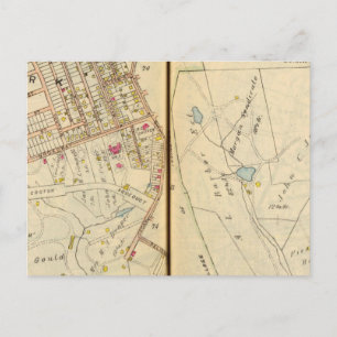 Dobbs Ferry, New York 3 Postkarte