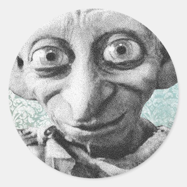 Dobby 4 runder aufkleber (Vorderseite)
