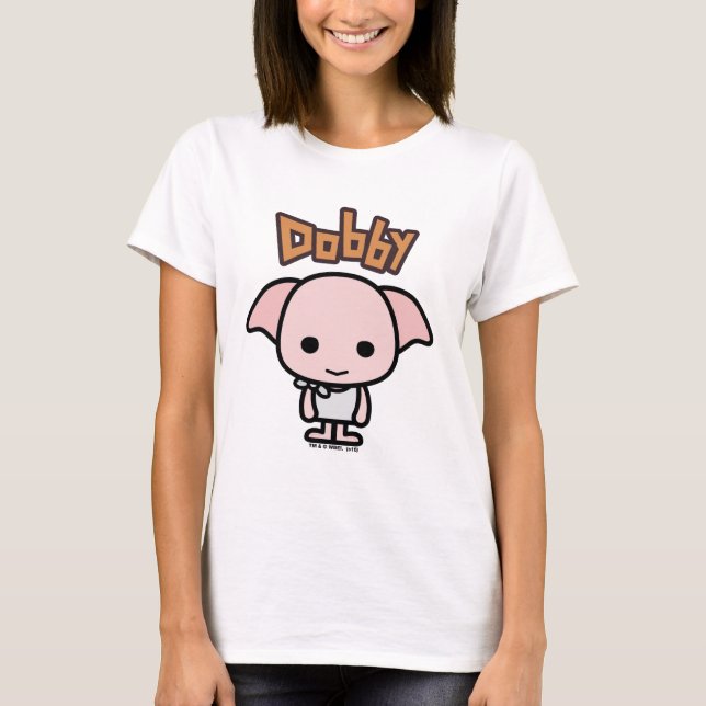 Dobby Cartoon Character Art T-Shirt (Vorderseite)