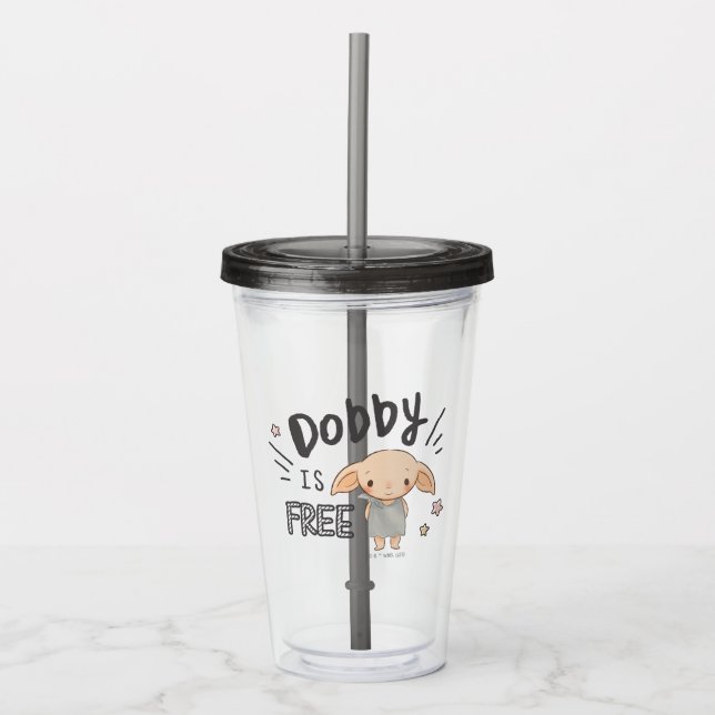 Dobby ist kostenlos acryltrinkbecher (Vorderseite)