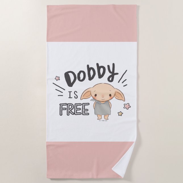Dobby ist kostenlos strandtuch (Vorderseite)