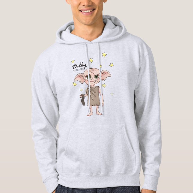 Dobby-Wasserfarben Charakter Kunst Hoodie (Vorderseite)