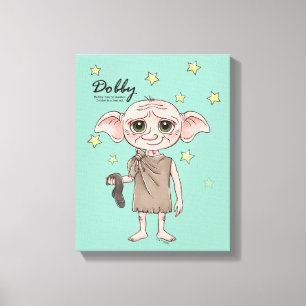 Dobby Wasserfarben Charakter Kunst Leinwanddruck