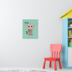 Dobby-Wasserfarben Charakter Kunst Poster