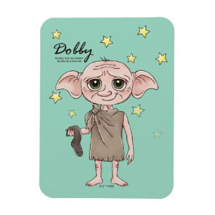 Dobby-Wasserfarben-Charakterkunst Magnet