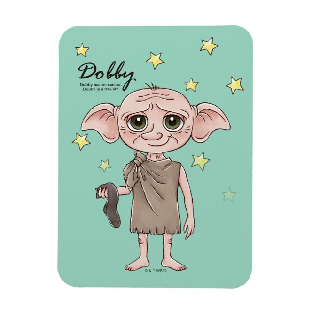 Dobby-Wasserfarben-Charakterkunst Magnet (Vertikal)