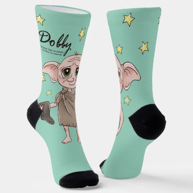 Dobby-Wasserfarben-Charakterkunst Socken (Gewinkelt)