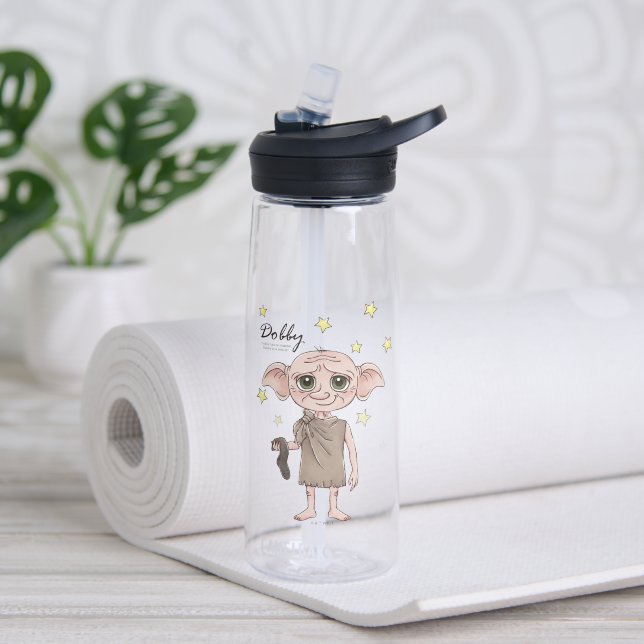 Dobby Wasserfarben-Charakterkunst Trinkflasche (Yoga)