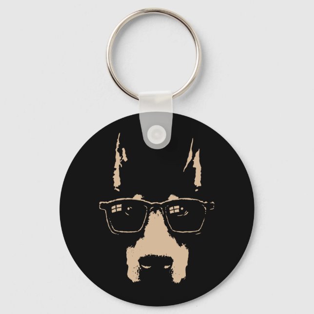 Dobe Glasses Schlüsselanhänger (Vorderseite)