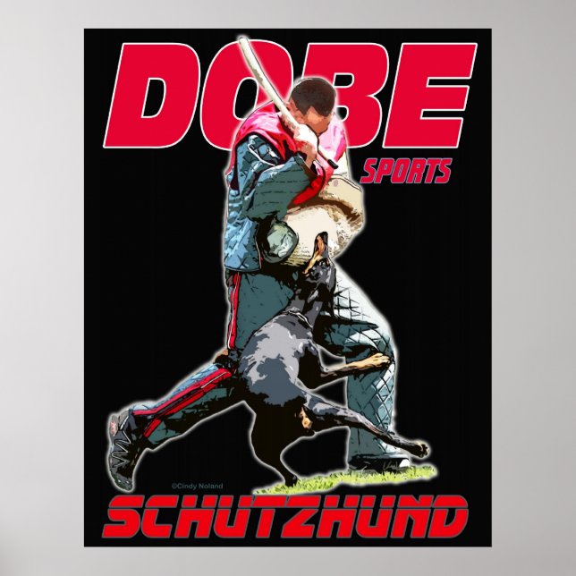 Dobe Sport Schutzhund Design Poster (Vorne)
