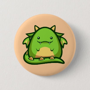 Döbel-Drache-Knopf Button