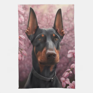 Doberman Charme Geschirrtuch