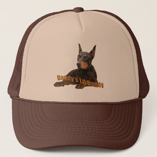 Doberman Daddy Truckerkappe (Vorderseite)