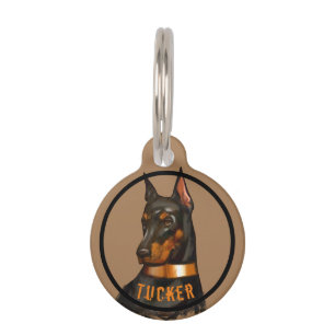 Doberman, Doberman-Liebhaber, Doberman-Besitzer, D Haustiermarke