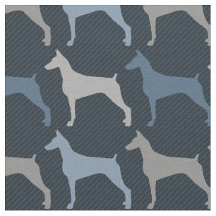 Doberman - Docked and Croppe Stoff