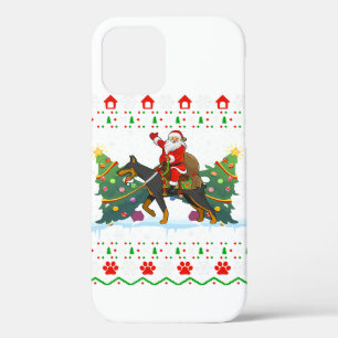 Doberman Dog Lover Xmas Ugly Christmas Case-Mate iPhone Hülle