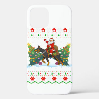 Doberman Dog Lover Xmas Ugly Christmas Case-Mate iPhone Hülle