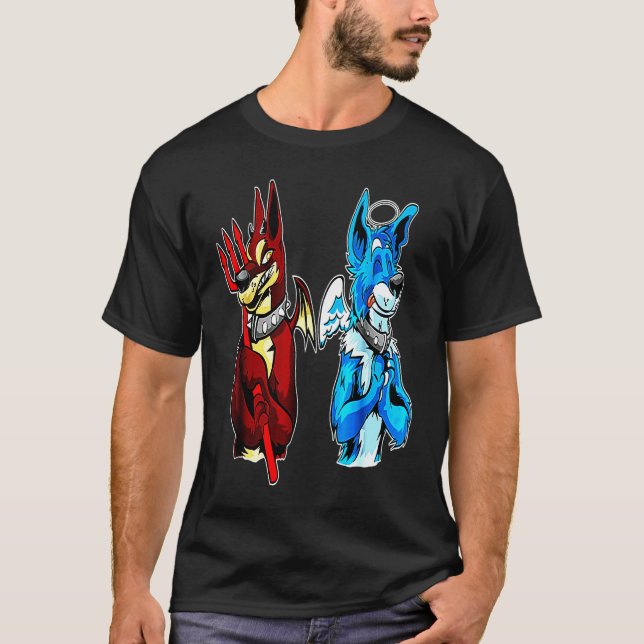 DOBERMAN Engel und Dämonen T-Shirt (Vorderseite)