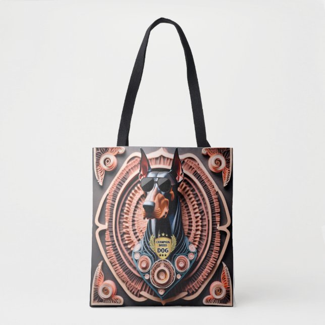 Doberman, Haustier, Companion Canine, Tasche (Vorderseite)